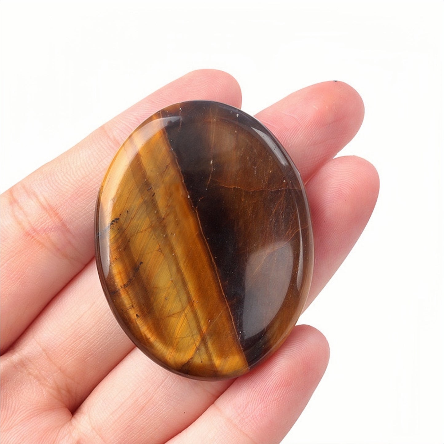 Crystal Oval Shape Worry Stone