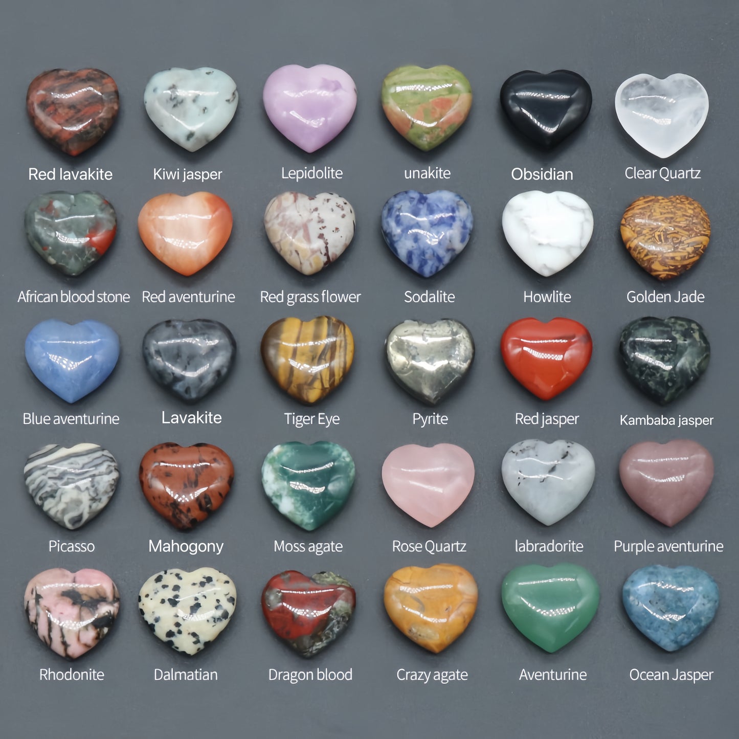 Mini Crystal Hearts