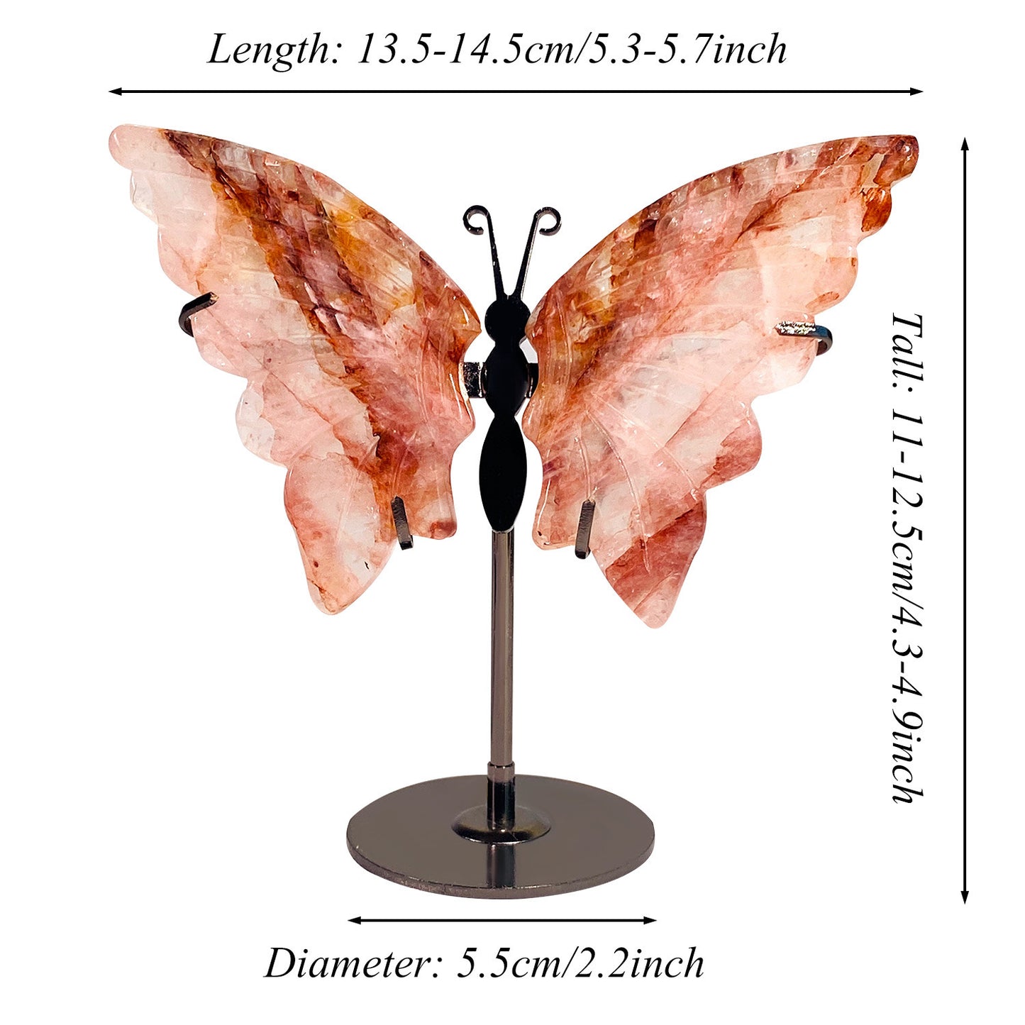 Fire Quartz Butterfly Wings