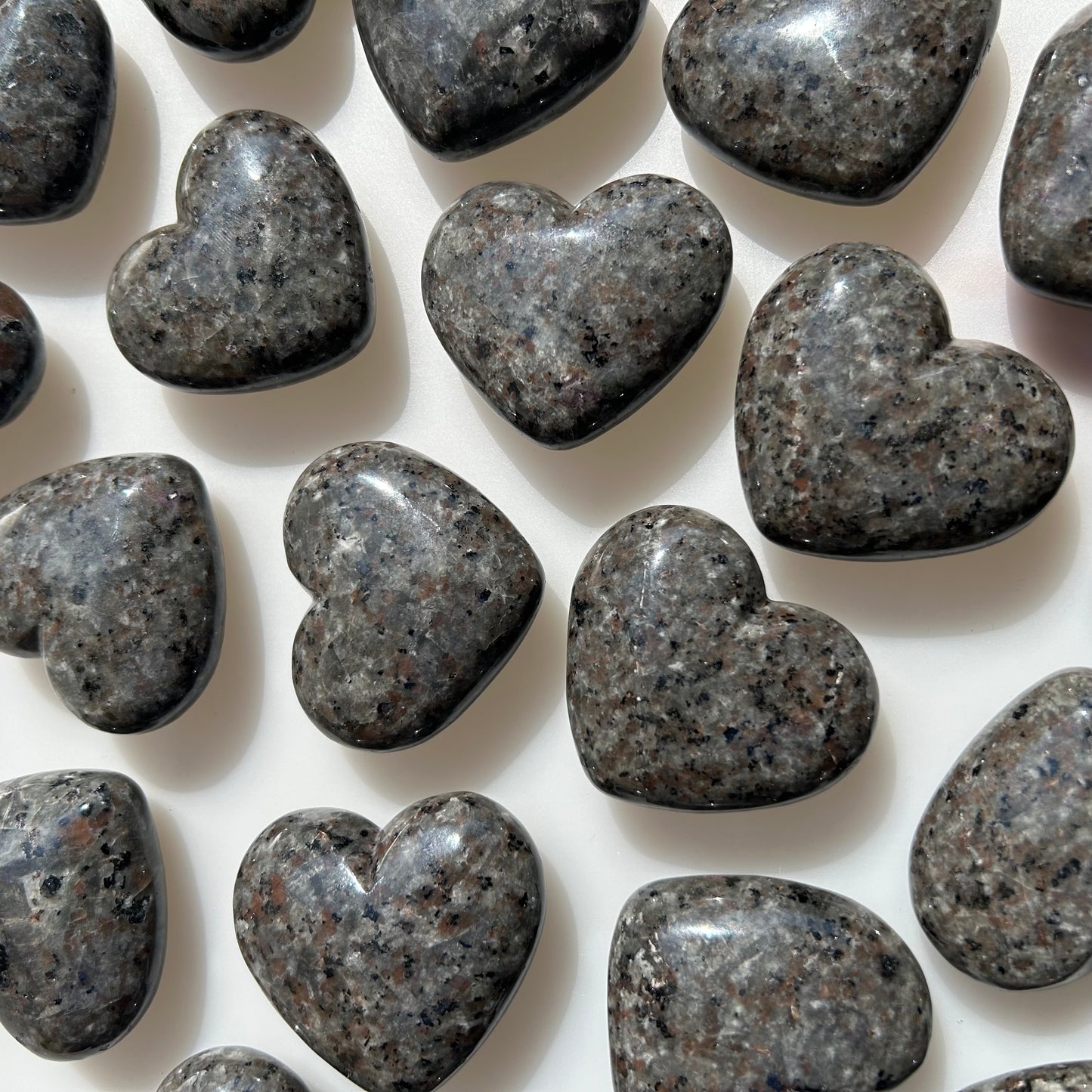 Yooperlite Crystal Hearts