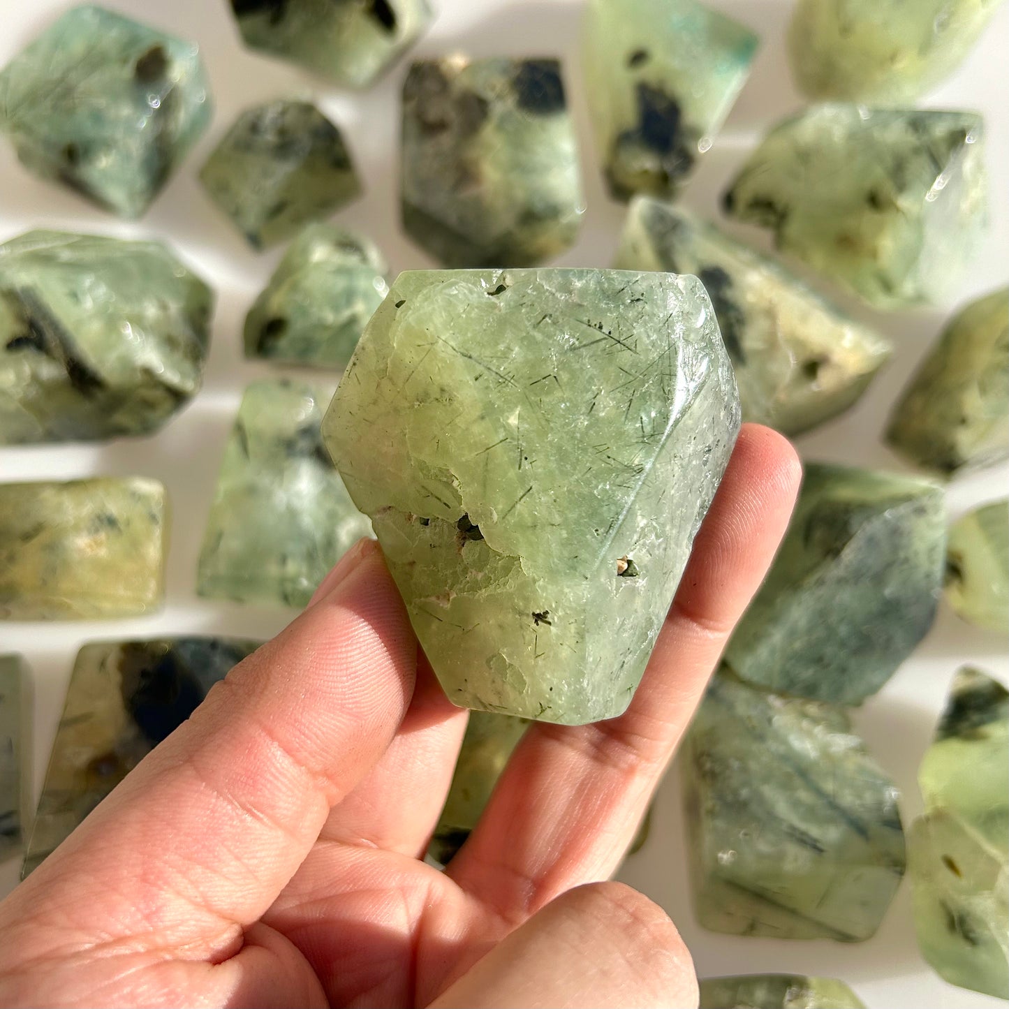Prehnite Crystal Freeform