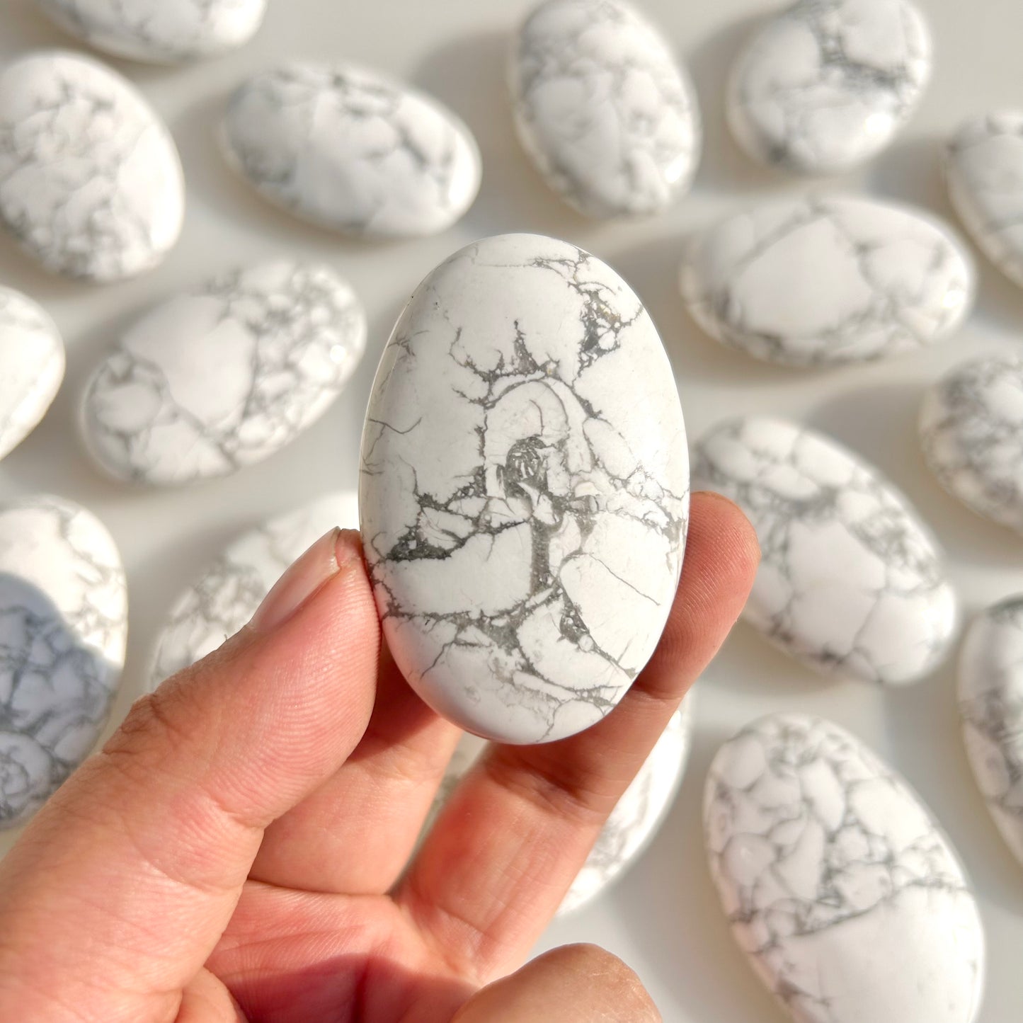 Howlite Crystal Palms