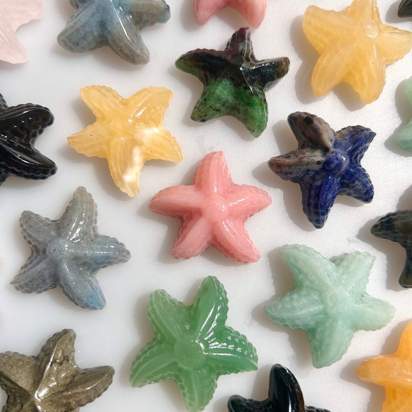 Crystal Starfish Carvings