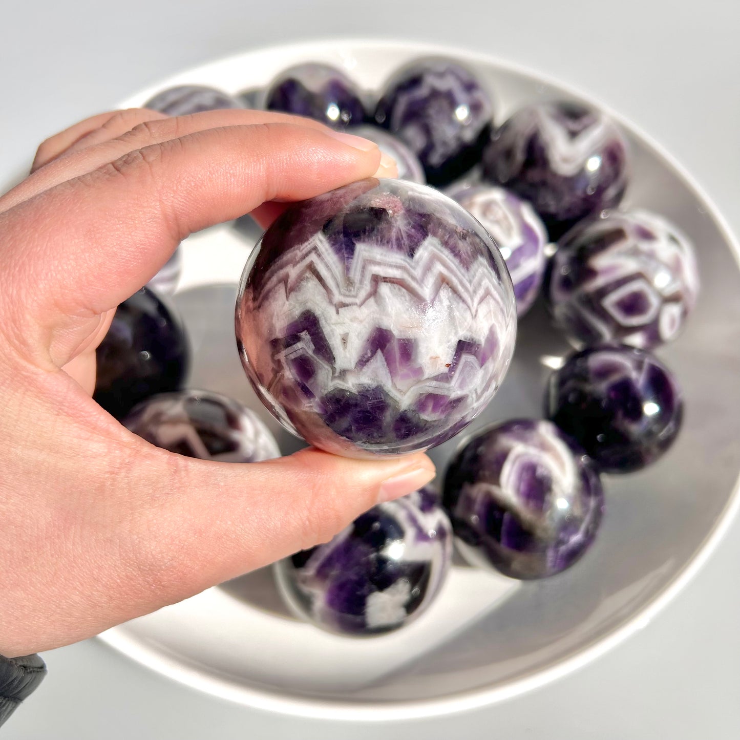 Dream Amethyst Crystal Spheres