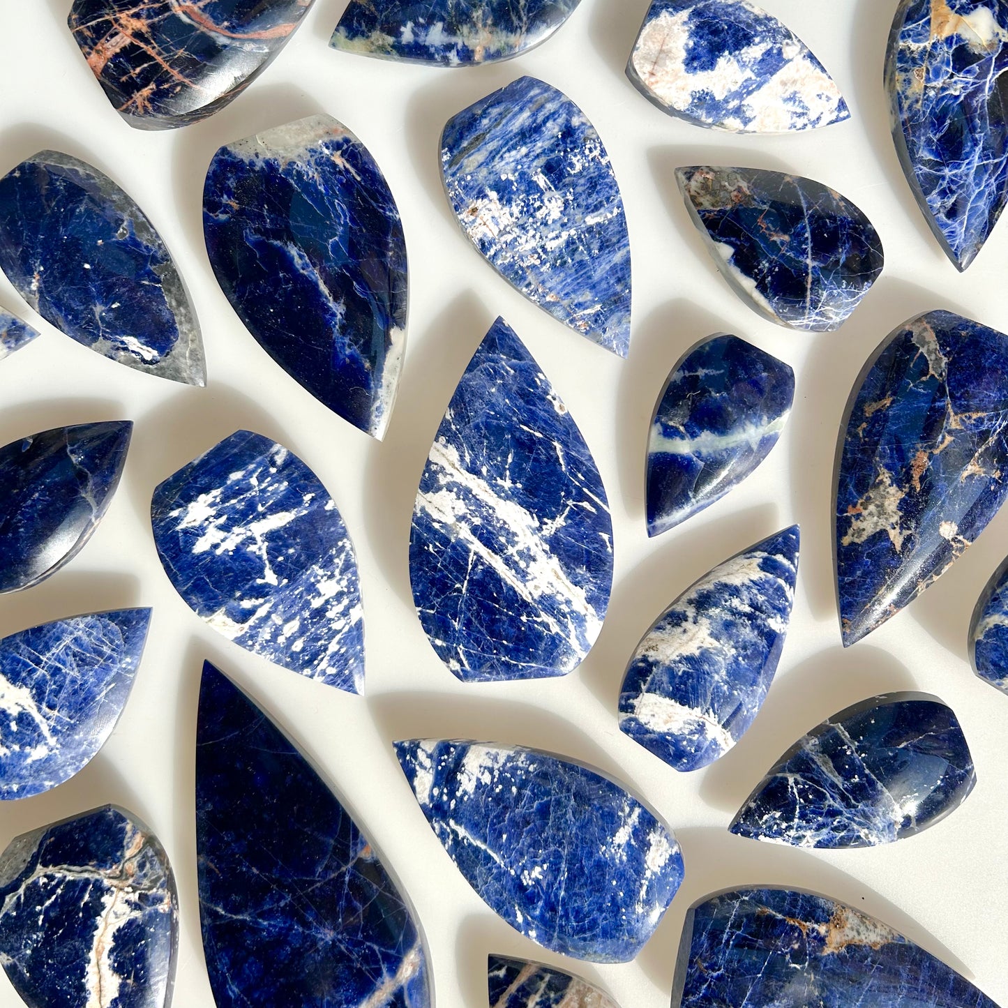 Sodalite Crystal Flames