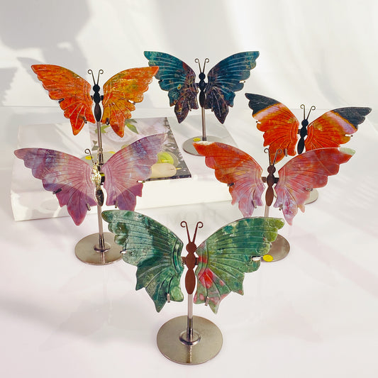 Ocean Jasper Butterfly Wings