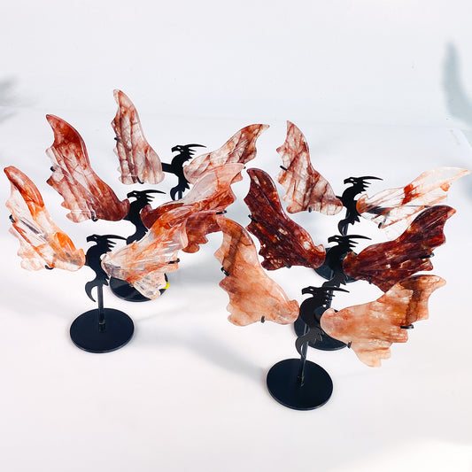 Fire Quartz Dragon Wings