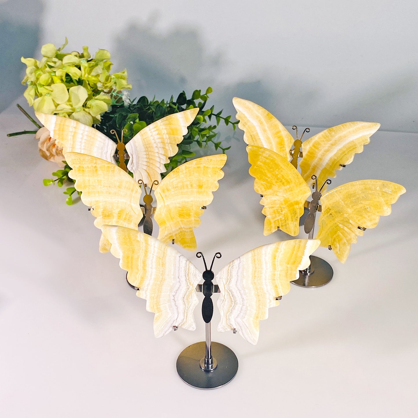 Yellow Calcite Butterfly Wings