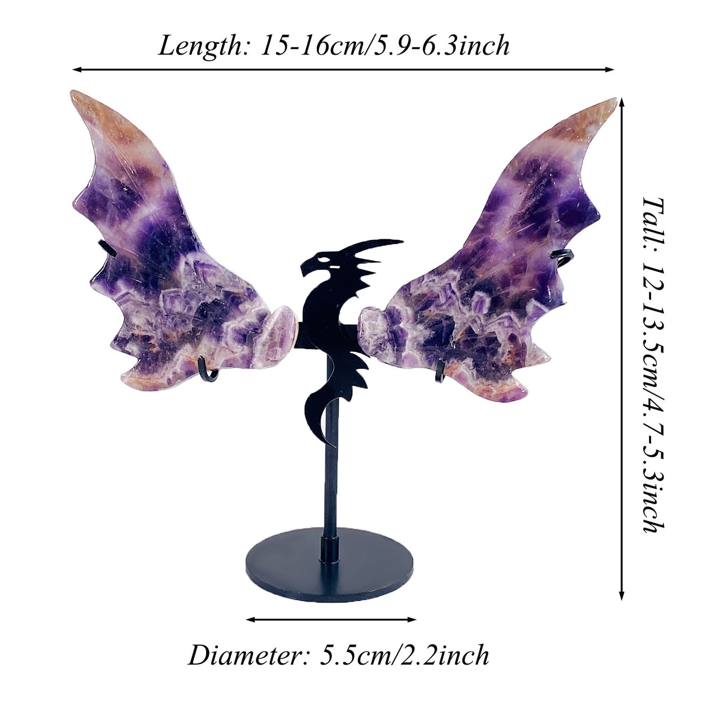 Dream Amethyst Dragon Wings