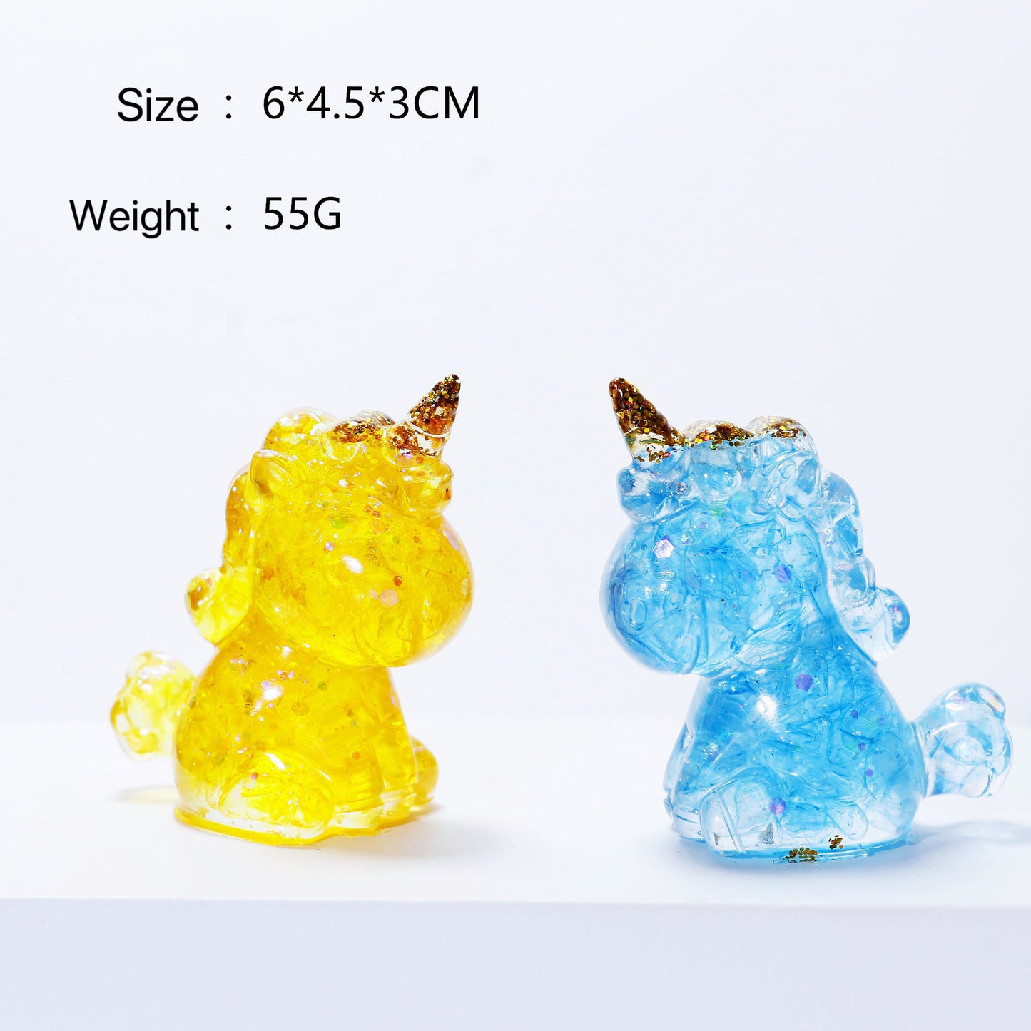 Resin Crystal Unicorn Carvings