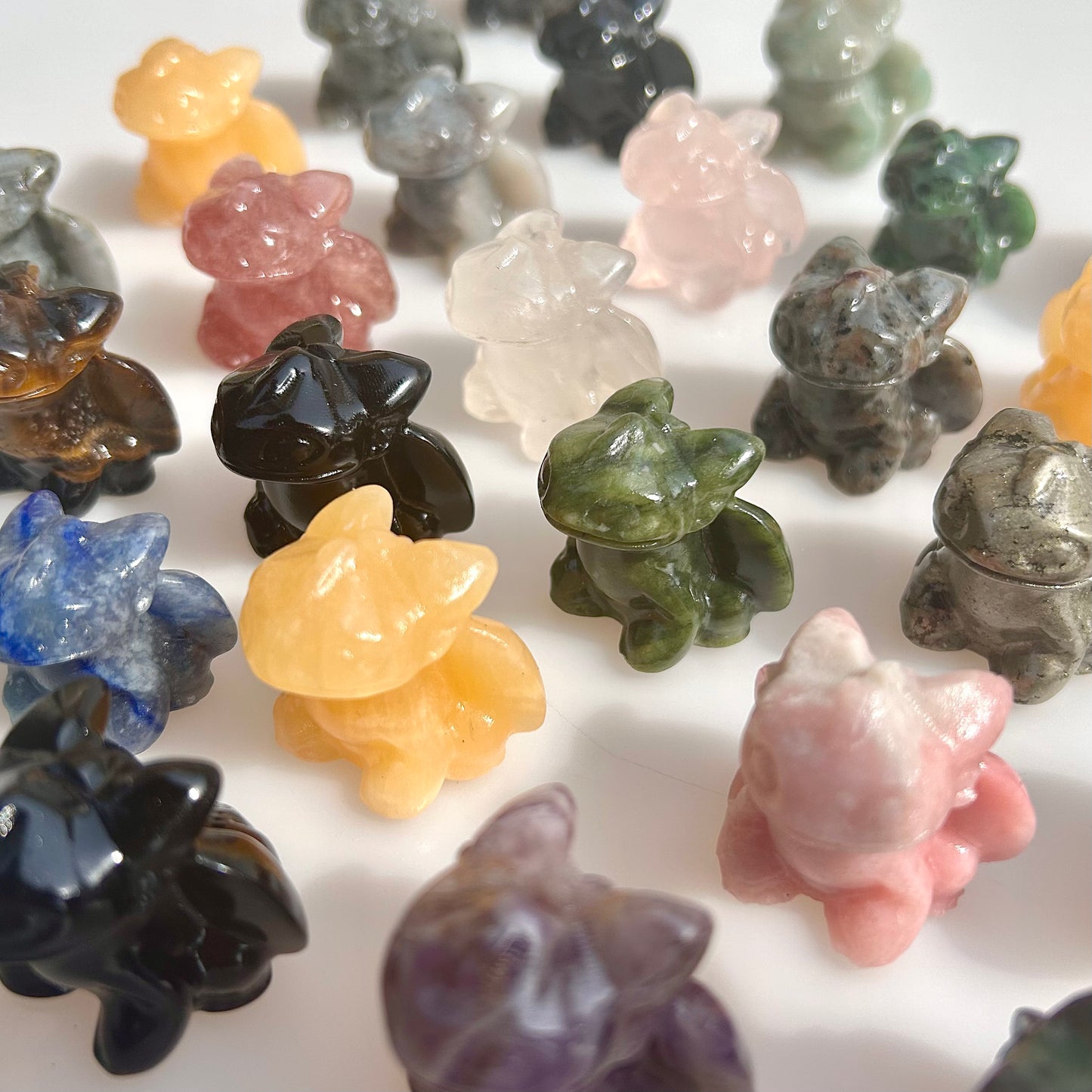 Toothless Crystal Carvings