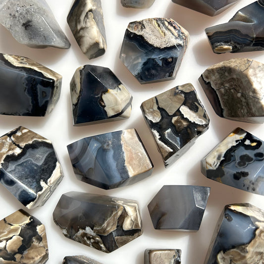 Volcano Agate Crystal Freeform