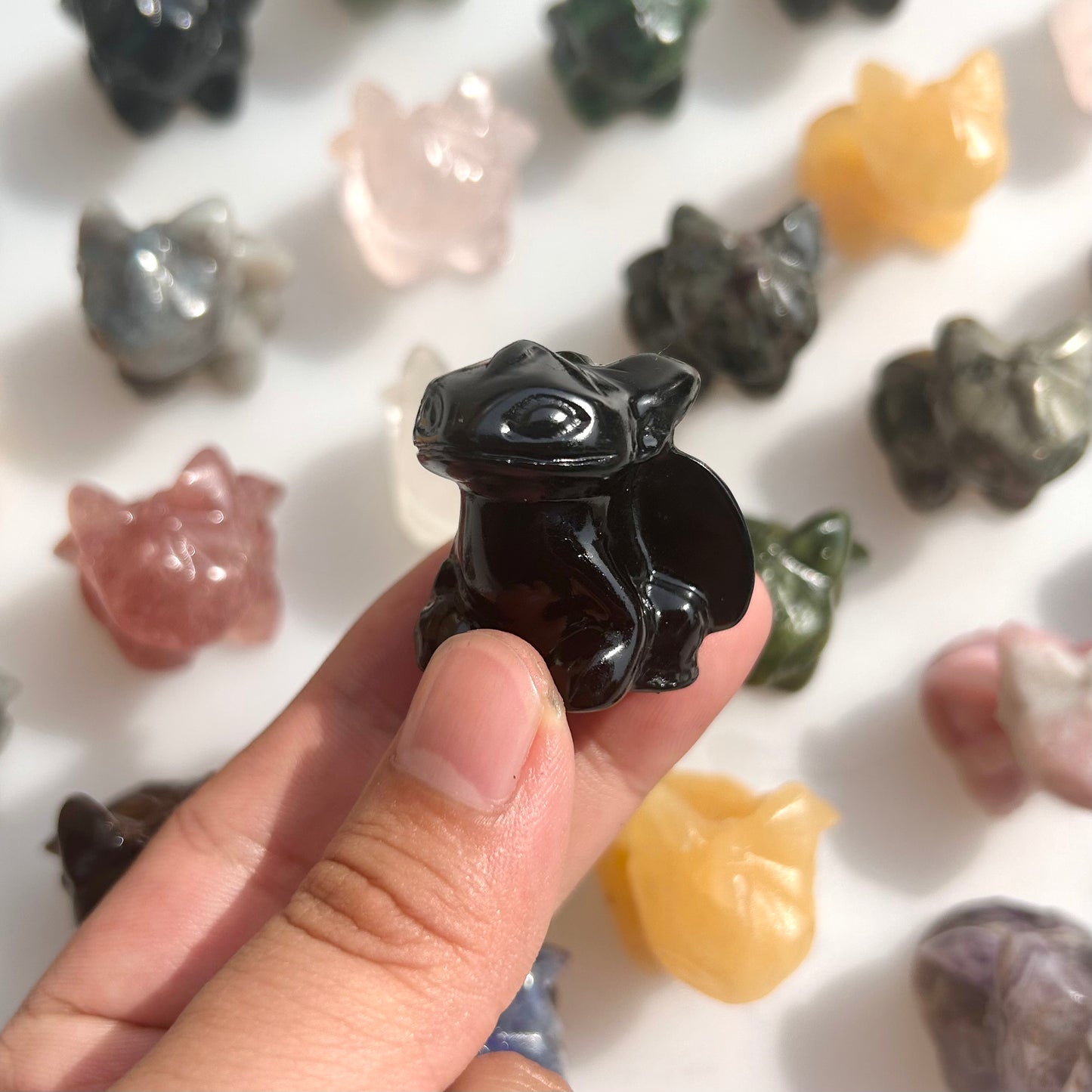 Toothless Crystal Carvings
